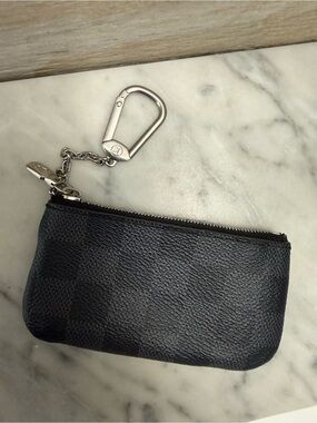 Louis Vuitton Key Pouch in Black